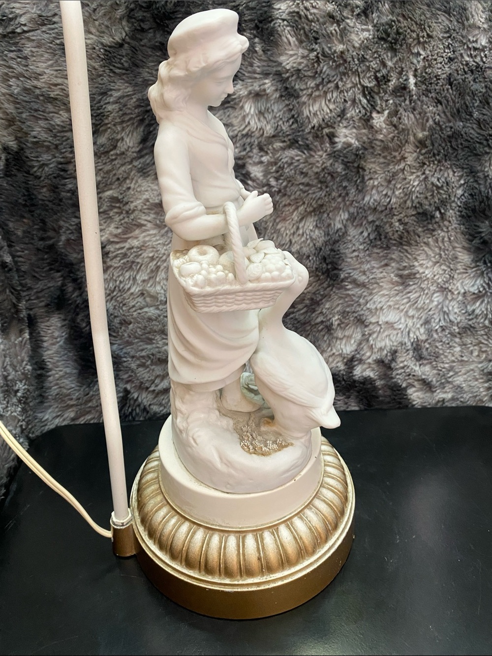 Vintage Ceramic Figural Table Lamp